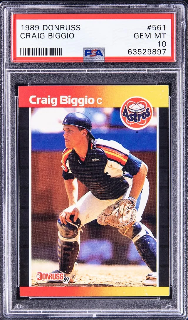 1989 Donruss Craig Biggio #561 card image