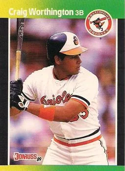 1989 Donruss Craig Worthington #569 card image
