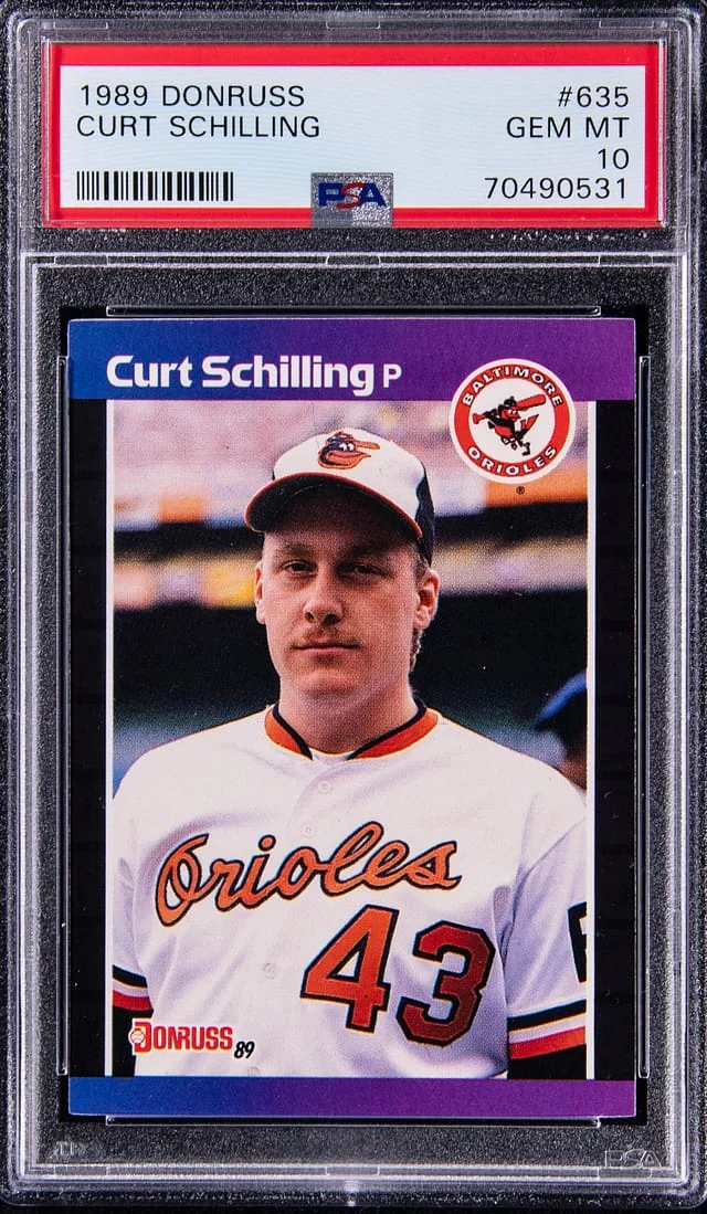 1989 Donruss Curt Schilling #635 card image