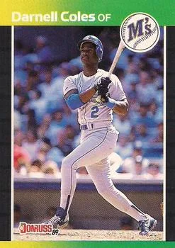 1989 Donruss Darnell Coles DP #566 card image
