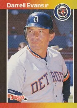 1989 Donruss Darrell Evans DP #533 card image