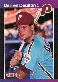 1989 Donruss Darren Daulton #549 card image