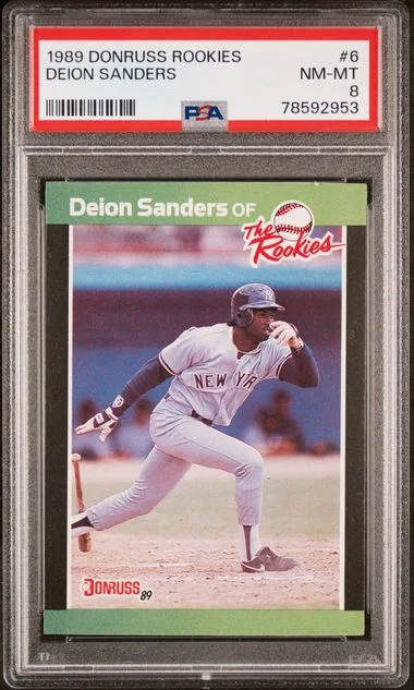 1989 Donruss Deion Sanders Rookies #6 card image