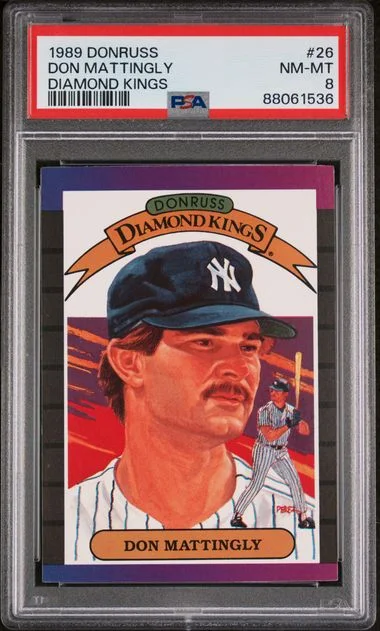 1989 Donruss Diamond Kings Don Mattingly #26 card image