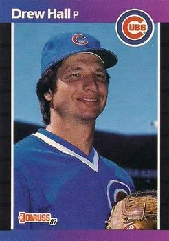 1989 Donruss Drew Hall DP #522 card image
