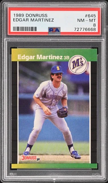 1989 Donruss Edgar Martinez #645 card image