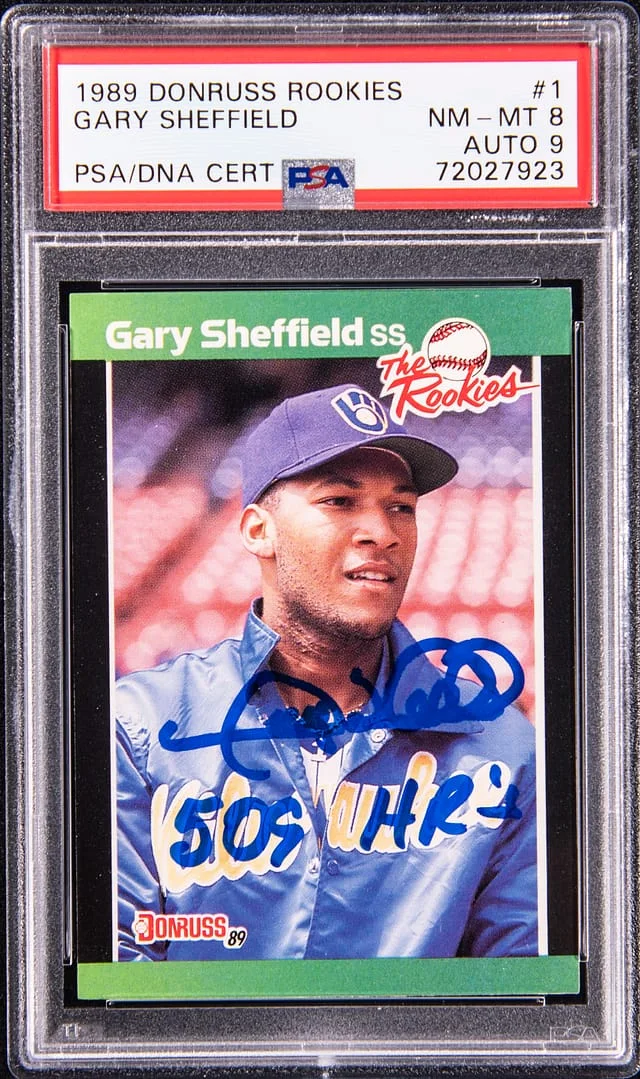 1989 Donruss Gary Sheffield Rookies #1 card image