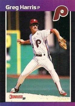 1989 Donruss Greg Harris DP #548 card image