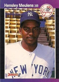 1989 Donruss Hensley Meulens #547 card image