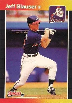 1989 Donruss Jeff Blauser #592 card image