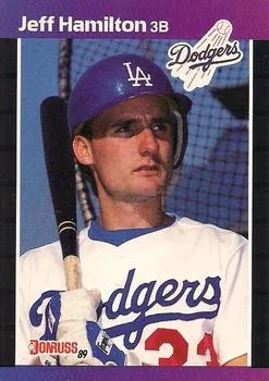 1989 Donruss Jeff Hamilton DP #550 card image