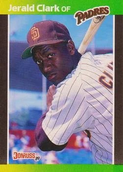 1989 Donruss Jerald Clark #599 card image