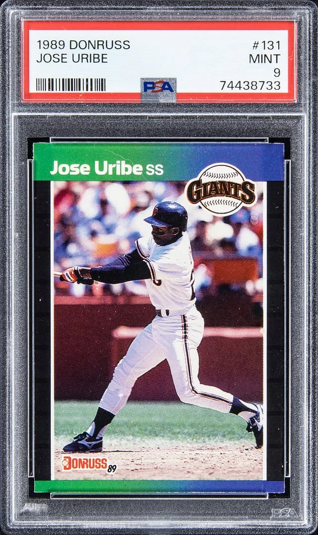 1989 Donruss Jose Uribe #131 card image