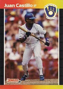 1989 Donruss Juan Castillo DP #530 card image