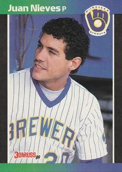 1989 Donruss Juan Nieves DP #575 card image