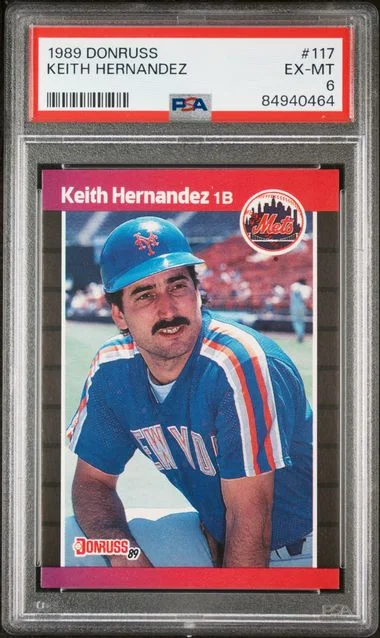 1989 Donruss Keith Hernandez #117 card image