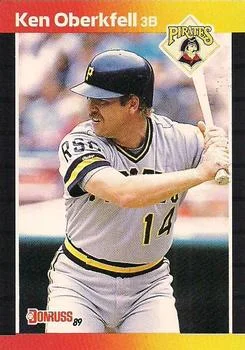 1989 Donruss Ken Oberkfell #506 card image