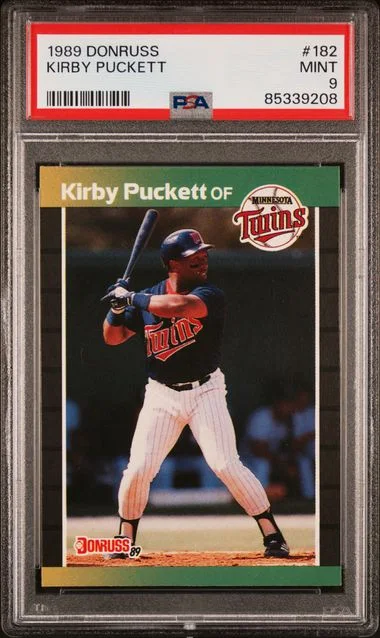 1989 Donruss Kirby Puckett #182 card image
