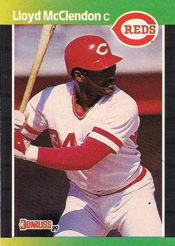 1989 Donruss Lloyd McClendon DP #595 card image