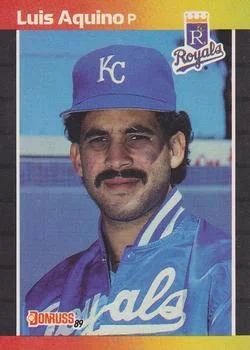 1989 Donruss Luis Aquino DP #534 card image