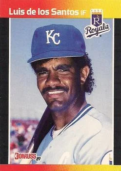 1989 Donruss Luis de los Santos #562 card image