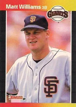 1989 Donruss Matt Williams #594 card image