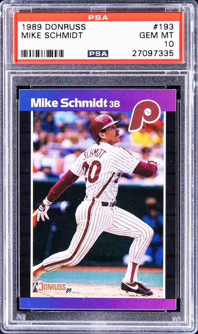 1989 Donruss Mike Schmidt #193 card image
