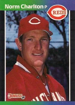 1989 Donruss Norm Charlton #544 card image