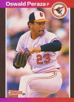 1989 Donruss Oswald Peraza #524 card image