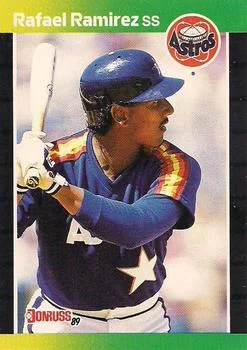 1989 Donruss Rafael Ramirez #509 card image