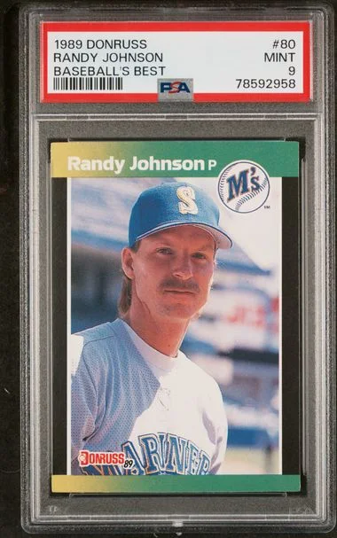 1989 Donruss Randy Johnson Baseball's Best #80 card image