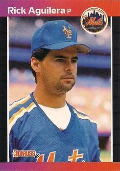 1989 Donruss Rick Aguilera DP #526 card image