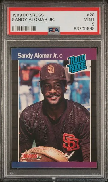 1989 Donruss Sandy Alomar Jr. #28 card image