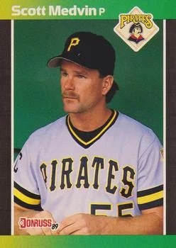 1989 Donruss Scott Medvin #597 card image