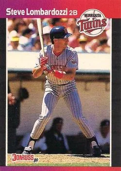 1989 Donruss Steve Lombardozzi DP #554 card image