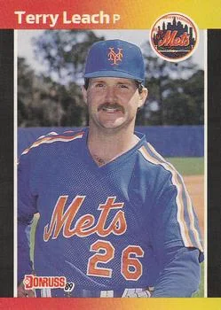 1989 Donruss Terry Leach #502 card image