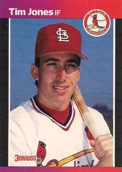 1989 Donruss Tim Jones #555 card image
