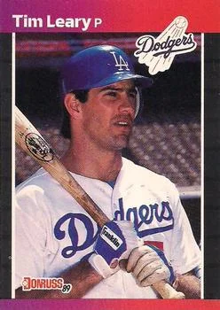 1989 Donruss Tim Leary DP #552 card image