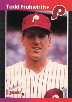 1989 Donruss Todd Frohwirth DP #587 card image