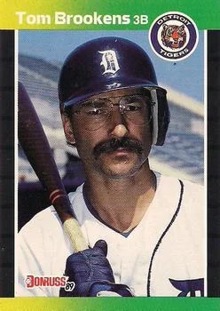 1989 Donruss Tom Brookens #508 card image