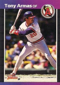 1989 Donruss Tony Armas DP #580 card image