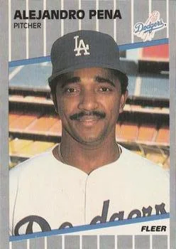 1989 Fleer Alejandro Pena #69 card image