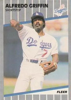1989 Fleer Alfredo Griffin #58 card image