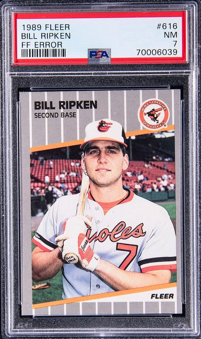 1989 Fleer Billy Ripken (FF Error) #616 card image