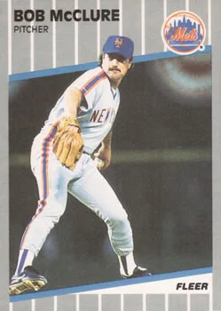1989 Fleer Bob McClure #42 card image