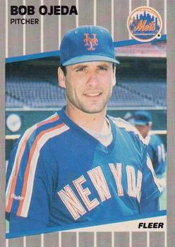 1989 Fleer Bob Ojeda #47 card image