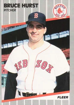 1989 Fleer Bruce Hurst #91 card image
