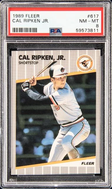 1989 Fleer Cal Ripken Jr. #617 card image