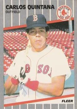 1989 Fleer Carlos Quintana #95 card image