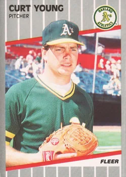 1989 Fleer Curt Young #26 card image